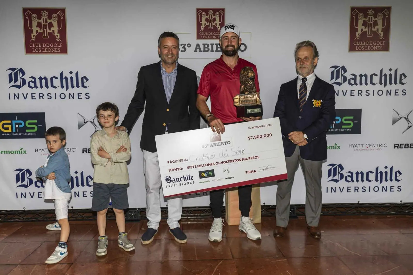 Cristóbal Del Solar brilla y conquista el Abierto Los Leones