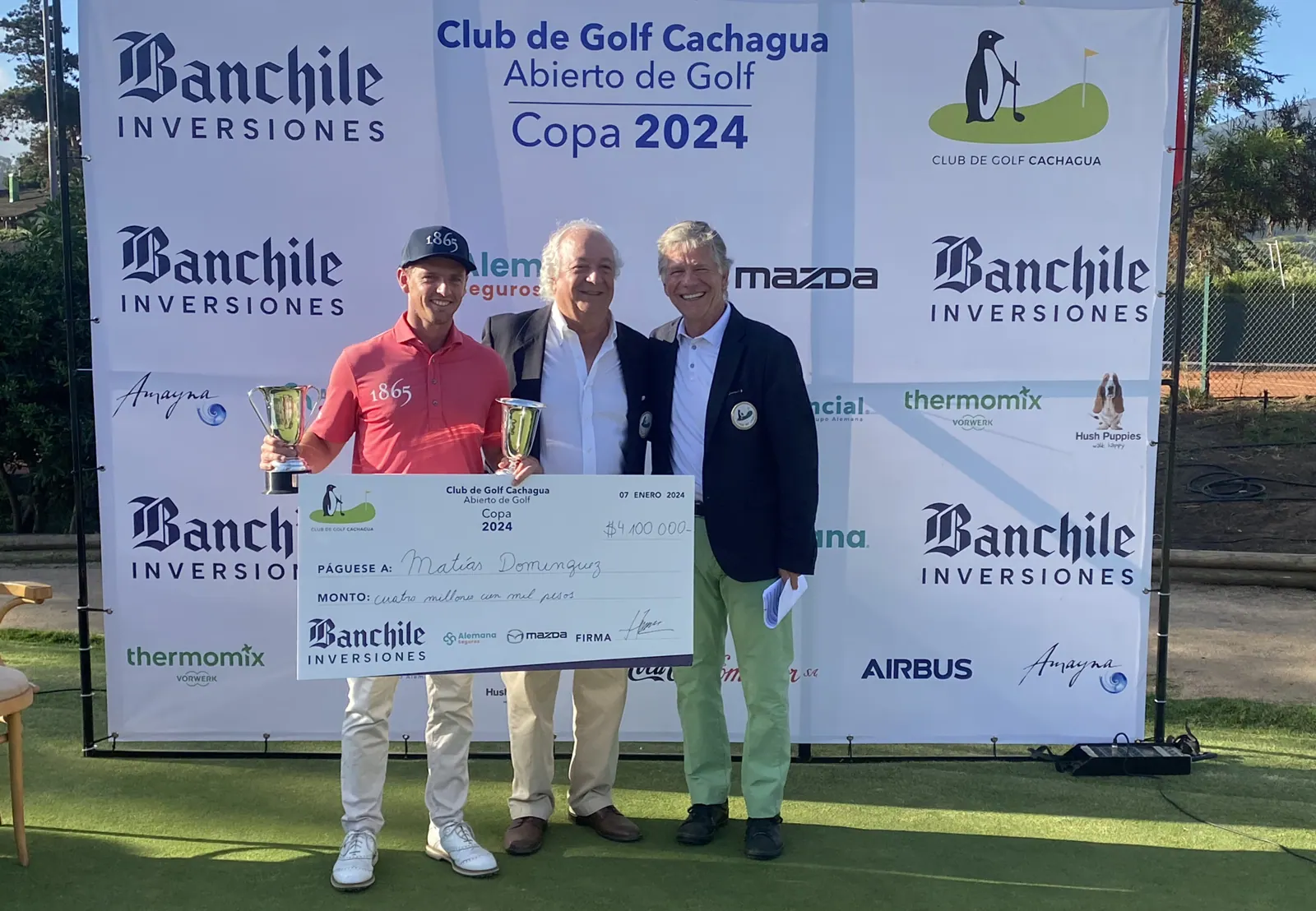 Matías Domínguez, gran campeón en Cachagua