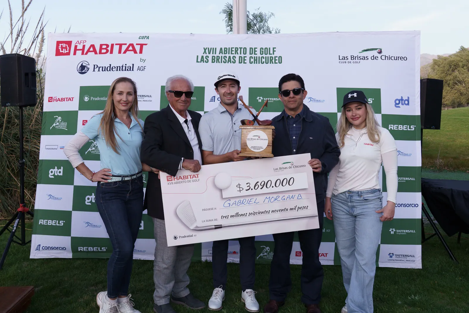 Gabriel Morgan se impone con firmeza en Las Brisas de Chicureo